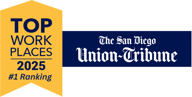 Top Workplaces 2025 #1 Ranking — The San Diego Union-Tribune